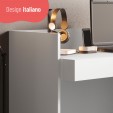 Escrivaninha Mesa para Computador Versa Home 1 Gaveta Branco - Telasul