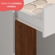 Escrivaninha Mesa para Computador Versa Home 1 Gaveta Freijó/Branco - Telasul
