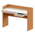 Escrivaninha Mesa para Computador Versa Home 1 Gaveta Freijó/Branco - Telasul