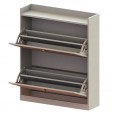 Sapateira Aparador Basculante Versa Home 2 Gavetas Branco - Telasul