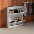 Sapateira Aparador Basculante Versa Home 2 Gavetas Branco - Telasul