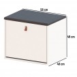 Banco Sapateira Versa Home 1 Porta Branco - Telasul