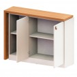 Escrivaninha com Tampo Articulado Versa Home 2 Portas Freijó/Branco - Telasul