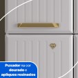 Paneleiro Duplo de Aço 6 Portas Diamante Branco - Telasul