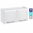 Armário de Cozinha de Aço Aéreo Duplo Topázio Branco - Telasul