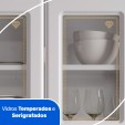 Cozinha de Aço Completa Diamante 4pçs 3vd Branco - Telasul