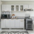 Cozinha de Aço Compacta Diamante 4pçs C/ Kit Branco - Telasul