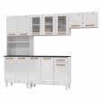 Cozinha de Aço Compacta Diamante 4pçs C/ Kit Branco - Telasul