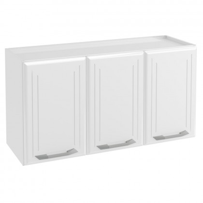Armário de Cozinha de Aço Aéreo Triplo Topázio Branco - Telasul