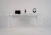 Mesa Office Escrivaninha Nobilis Minimal M1 Branco Giopro