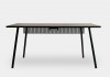 Mesa Office Escrivaninha Nobilis Minimal M2 Preto Giopro
