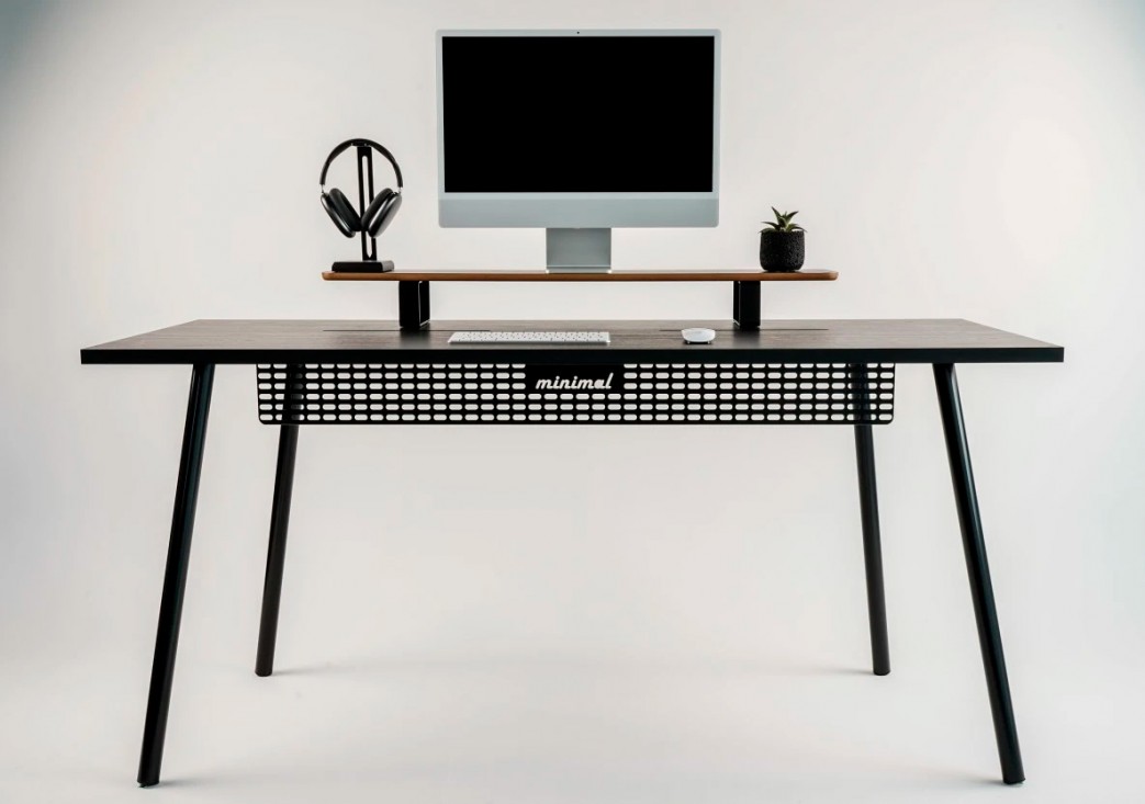 Mesa Office Escrivaninha Nobilis Minimal M2 Preto Giopro