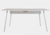 Mesa Office Escrivaninha Nobilis Minimal M2 Branco Giopro