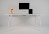 Mesa Office Escrivaninha Nobilis Minimal M2 Branco Giopro