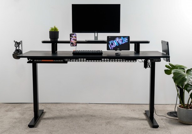 Mesa Modular Regulagem de Altura Elétrica Giodesk Slim M1