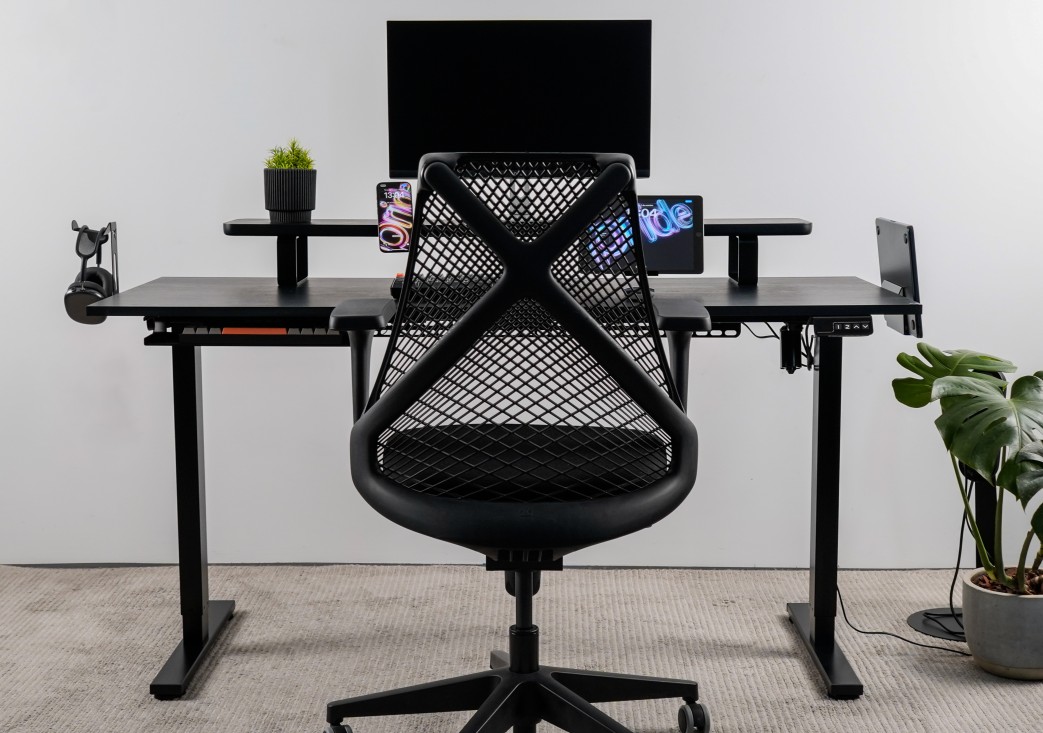 Mesa Modular Regulagem de Altura Elétrica Giodesk Slim M2