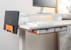 Mesa Modular Regulagem de Altura Elétrica Giodesk Slim M2