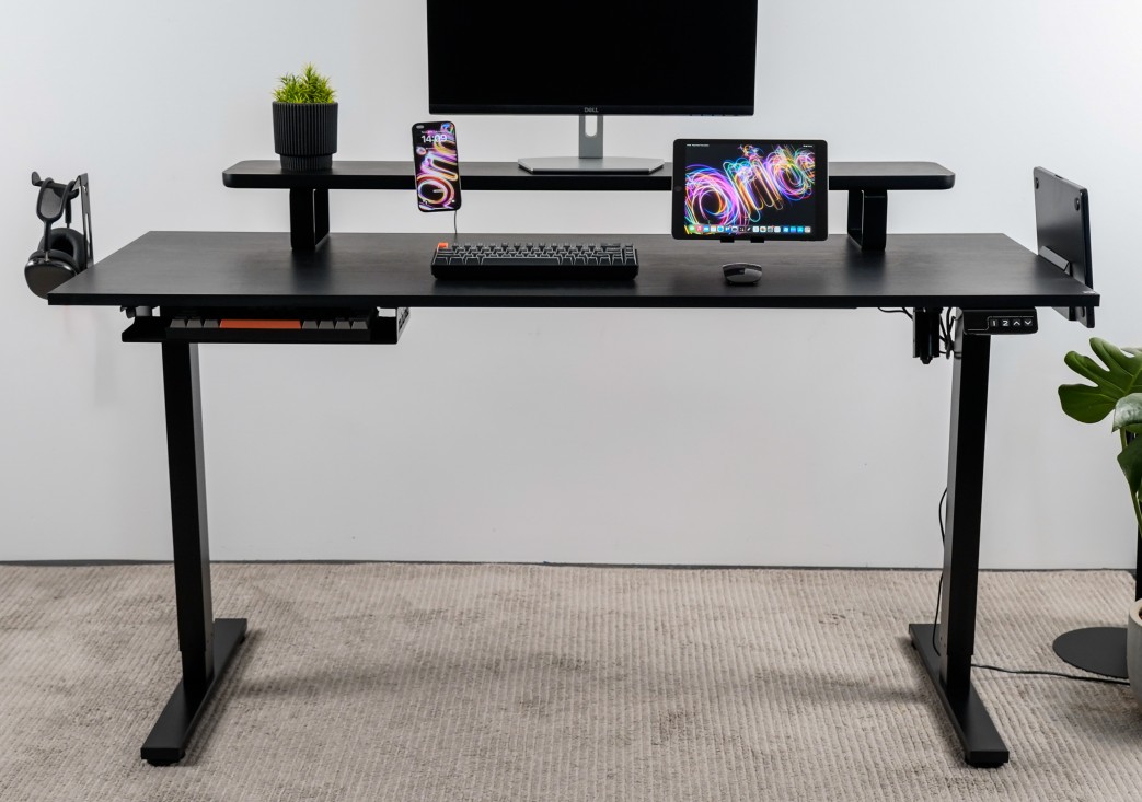 Mesa Modular Regulagem de Altura Elétrica Giodesk Slim M3