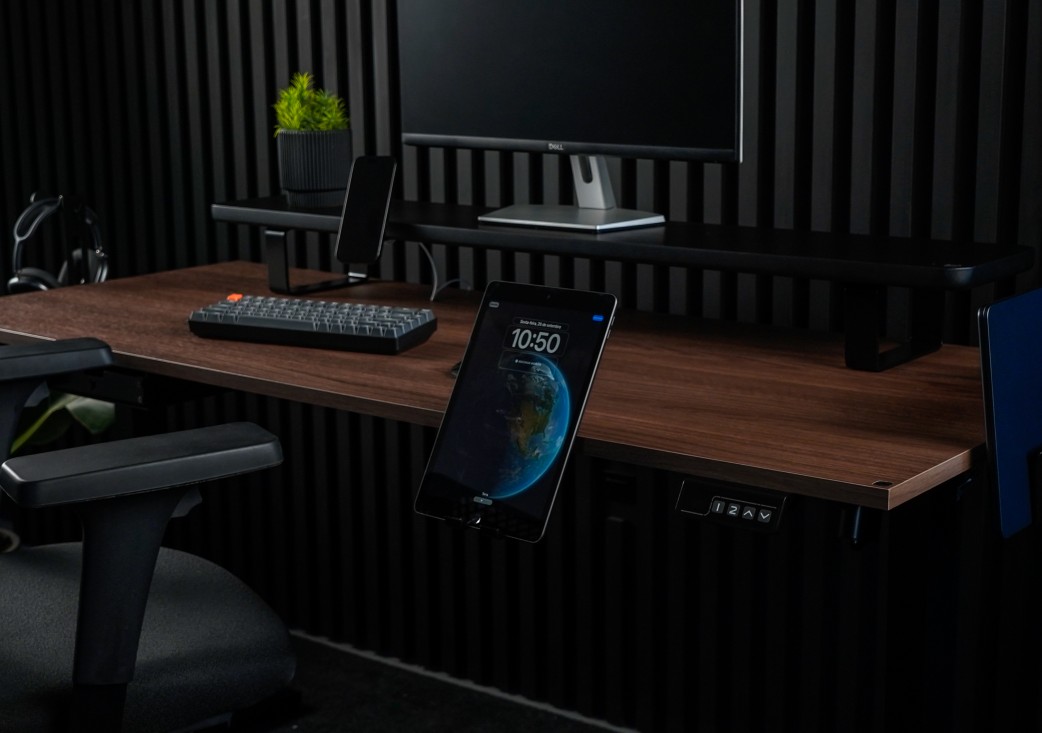 Mesa Modular Regulagem de Altura Elétrica Giodesk Slim M3