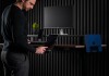 Mesa Modular Regulagem de Altura Elétrica Giodesk Slim M3