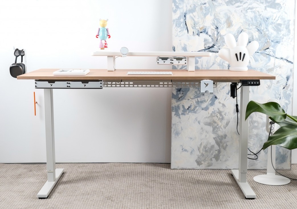 Mesa Modular Regulagem de Altura Elétrica Giodesk Slim M1