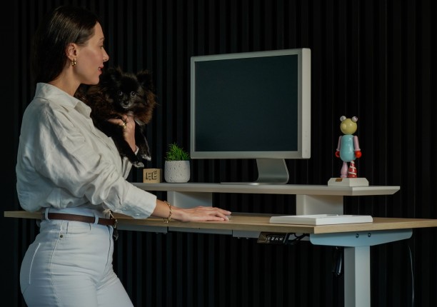 Mesa com Regulagem de Altura Elétrica Giodesk Slim M2 Giopro