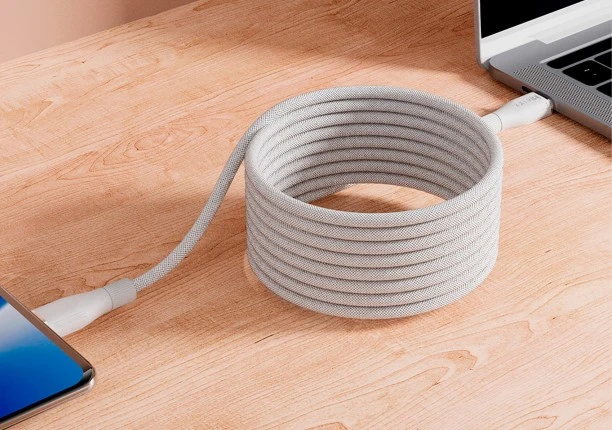 Cabo Hrebos Premium Curl Flow Magnético Usb & Lightning