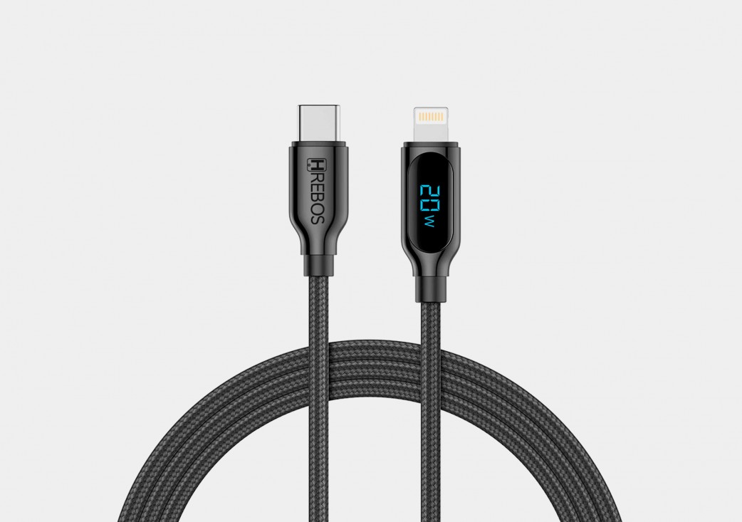 Cabo Hrebos Premium  Techview  Type-C & Lightning