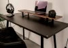 Mesa Office Escrivaninha Nobilis Slim M2 Preto Giopro