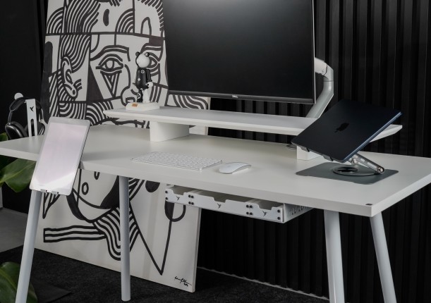 Mesa Modular Office Escrivaninha Nobilis Slim M2 Giopro