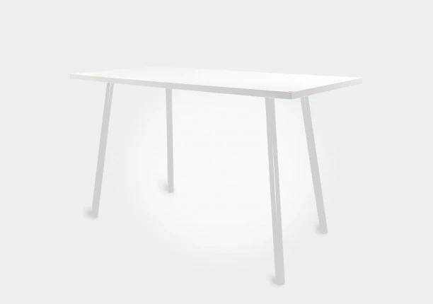 Mesa Office Escrivaninha Nobilis Slim M2 Branco Giopro