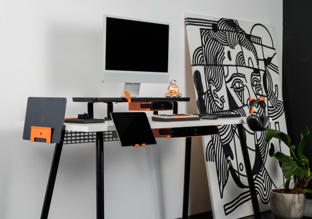 Mesa Modular Office Escrivaninha Nobilis Slim M2 Giopro