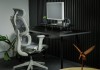 Cadeira Ergonomica Office Dewok Pro Cinza Giopro