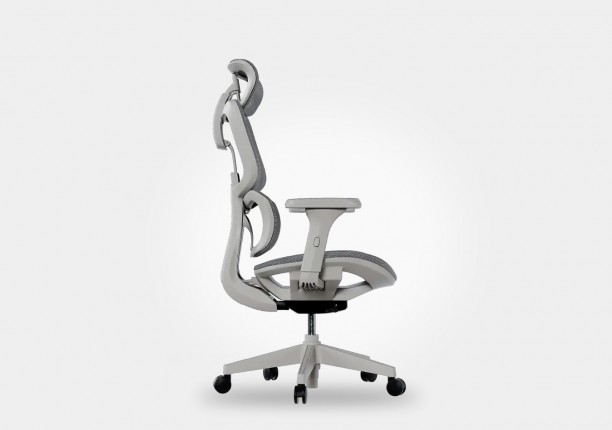 Cadeira Ergonomica Office Dewok Pro Cinza Giopro