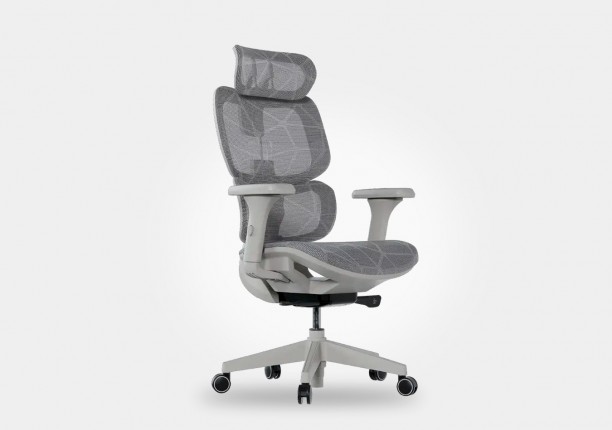 Cadeira Ergonomica Office Gamer Dewok Pro Cinza Giopro