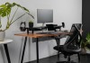 Mesa Office Escrivaninha Nobilis Minimal M2 Freijo/Preto Giopro