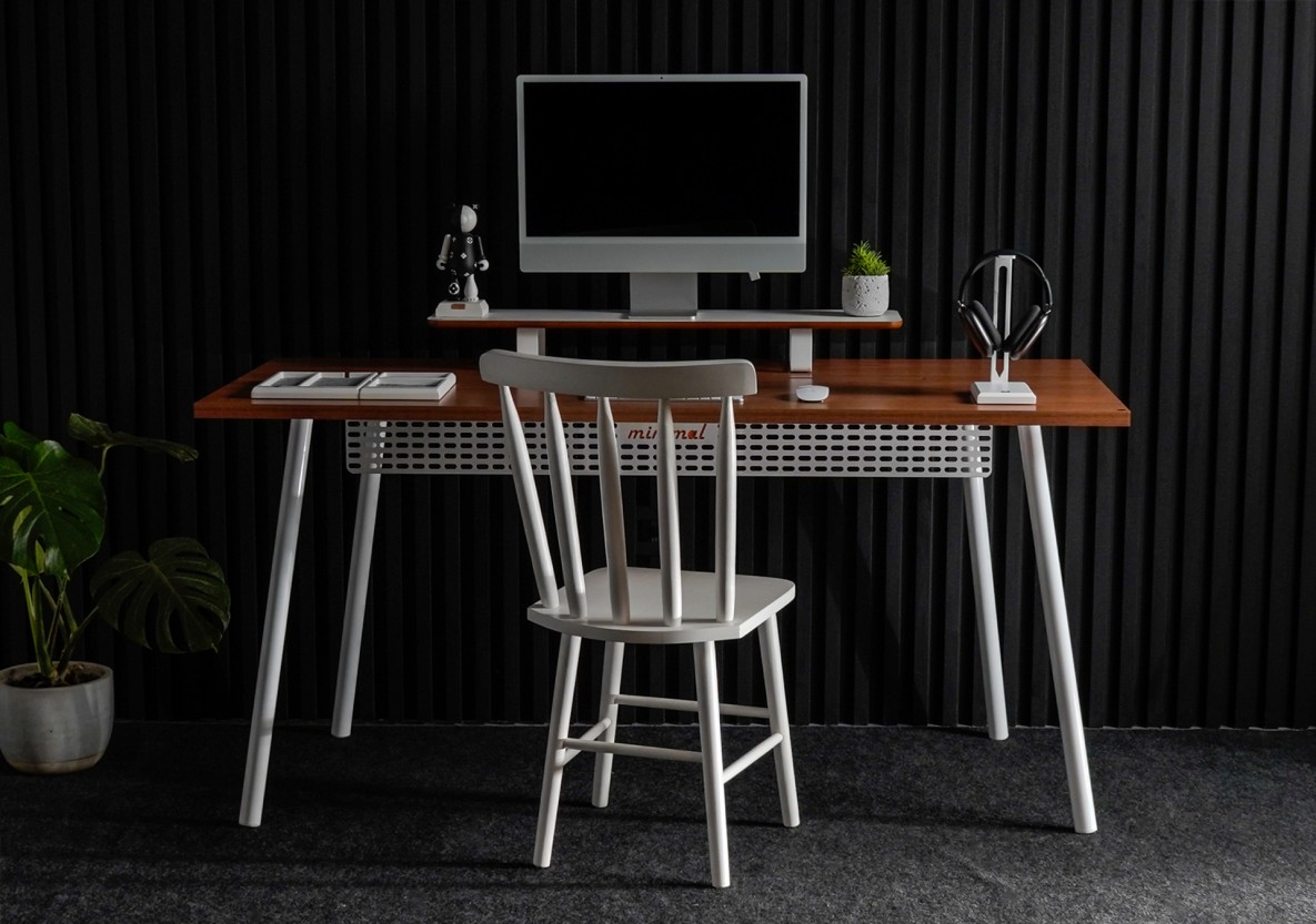 Mesa Office Escrivaninha Nobilis Minimal M1 Freijo/Branco Giopro Mesa Office Escrivaninha Nobilis Minimal M1 Freijo/Branco Giopro