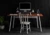 Mesa Office Escrivaninha Nobilis Minimal M1 Freijo/Branco Giopro