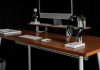 Mesa Office Escrivaninha Nobilis Minimal M1 Freijo/Branco Giopro
