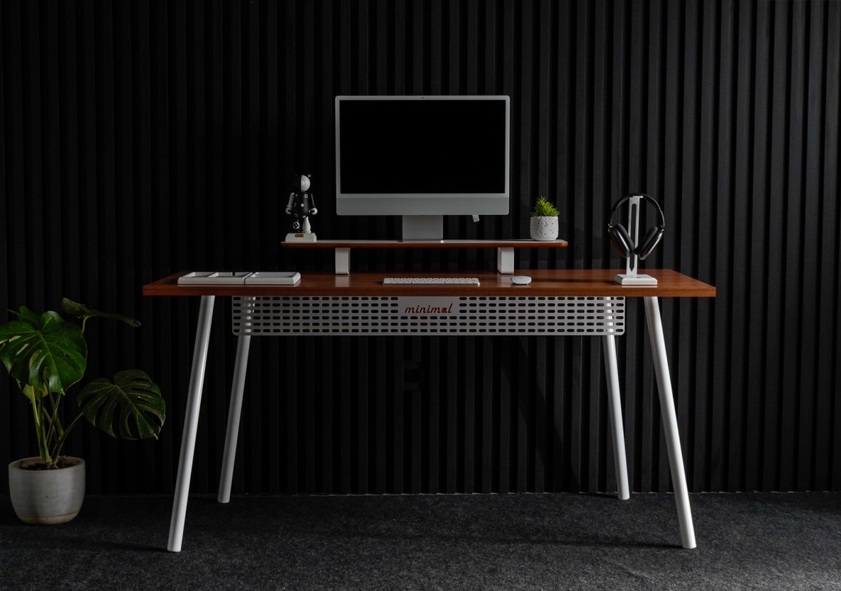Mesa Office Escrivaninha Nobilis Minimal M2 Freijo/Branco Giopro Mesa Office Escrivaninha Nobilis Minimal M2 Freijo/Branco Giopro