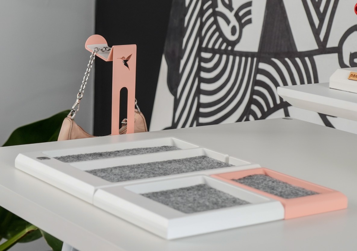 Suporte Headset Rosa Suporte Headset Rosa