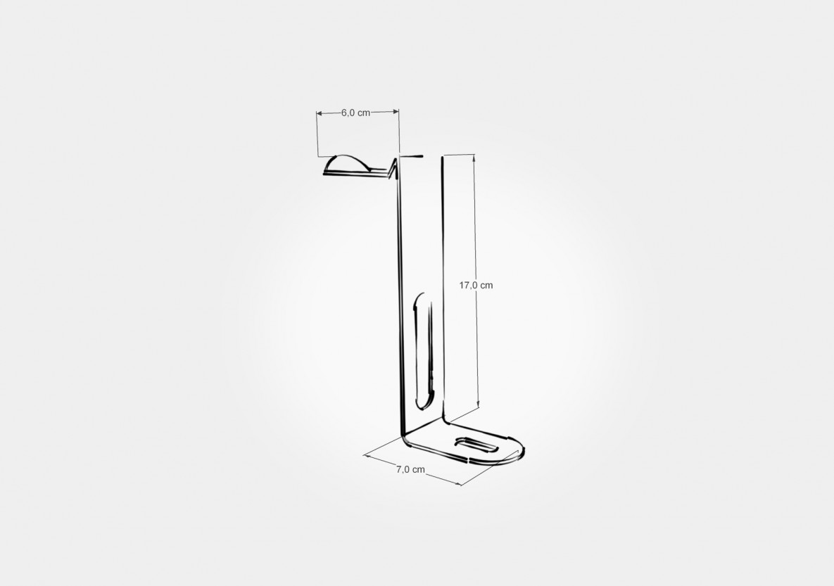 Suporte Headset Rosa Suporte Headset Rosa