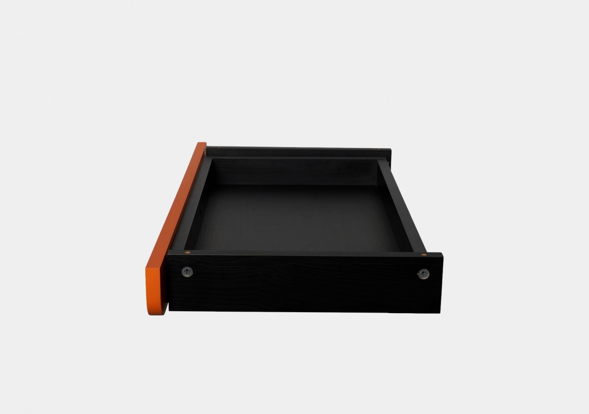 Gaveta Slim Modular Preto/Laranja Gaveta Slim Modular Preto/Laranja