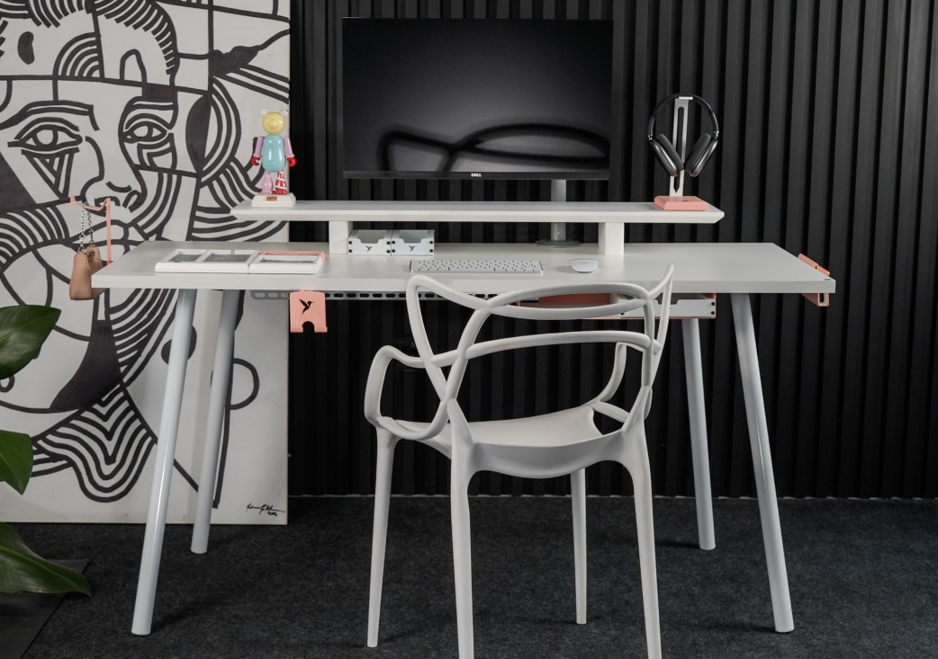 Mesa Modular Office Escrivaninha Nobilis Slim M4 Giopro