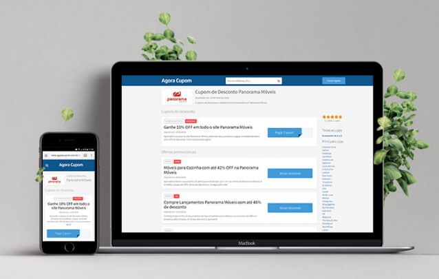 Cupom de Desconto ao comprar móveis online
