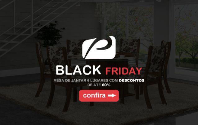 Mesa de Jantar 6 Lugares com Descontos Black Friday