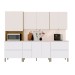 Cozinha Completa Art 11 Portas 4 Gavetas Freijó/ártico/Soft - Kits Paraná