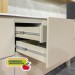Balcão de Cozinha 120 Cm Art 3 Portas 2 Gavetas Vanilla - Kits Paraná