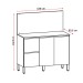 Balcão de Cozinha 120 Cm Art 3 Portas 2 Gavetas Vanilla - Kits Paraná