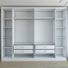 Guarda-Roupa Casal Velar 6 Portas 4 Gavetas Neve - Panorama Móveis